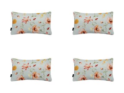 Sierkussen ca. 30x50 cm Florina orange (4 stuks) Madison - Madison