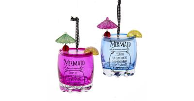 Lemon kunststof h8 cm Ornament kerstbal IX Kurt S. Adler - Kurt s adler