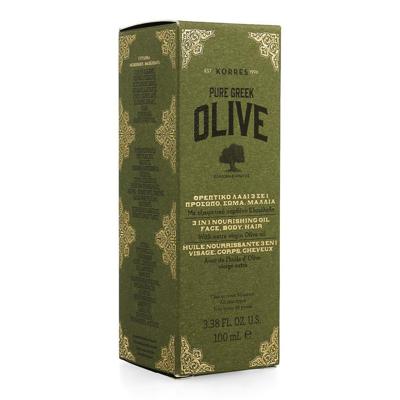Korres Pure Greek Olive 3 In 1 Nourishing Oil 100 ml