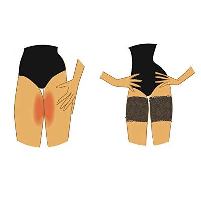 Magic bandalettes kant - Anti schuur Bovenbeen banden - Tegen schurende dijen - XL - Huidskleur - XL - XL - XL