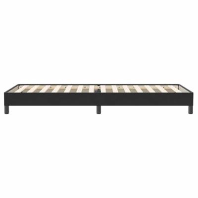 Boxspring zonder matras fluweel zwart 90x220 cm