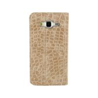 Mobilize Premium Book Case Samsung Galaxy J5 Alligator Peanut Brown - thumbnail