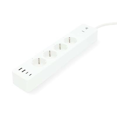Nedis Smartlife slimme stekkerdoos - met usb-a en usb-c - 4-voudig Nedis Smartlife slimme stekkerdoos - met usb-a en usb-c - 4-voudig