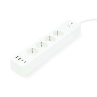 Nedis Smartlife slimme stekkerdoos - met usb-a en usb-c - 4-voudig - thumbnail
