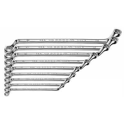 Facom set 10 12-kantringsleutels, metrische maten - 55A.JD10