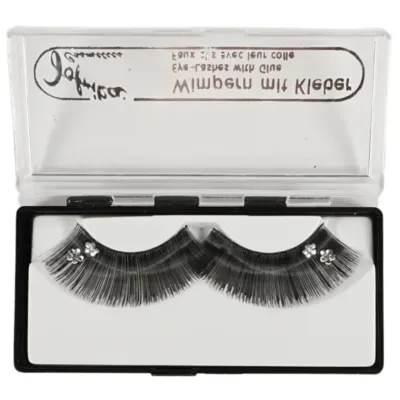 Jofrika cosmetics kunstwimpers zwart/zilver 7 cm b-keus ve500 | 50 stuks