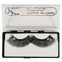 Jofrika cosmetics kunstwimpers zwart/zilver 7 cm b-keus ve500 | 50 stuks - thumbnail