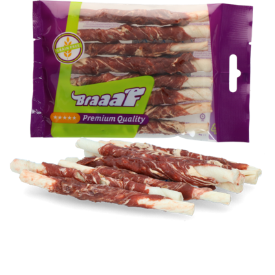 Braaaf Rollsticks 12 cm lamb and fish Braaaf Rollsticks 12 cm lamb and fish