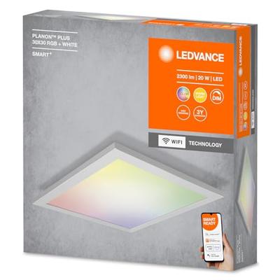 LEDVANCE SMART+ PLANON PLUS MULTICOLOR 4058075495708 LED-paneel 20 W Warmwit, RGBW Wit LEDVANCE SMART+ PLANON PLUS MULTICOLOR 4058075495708 LED-paneel 20 W Warmwit, RGBW Wit