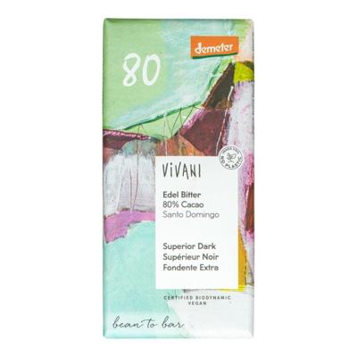 Pure chocolade 80% superior - 90 gram