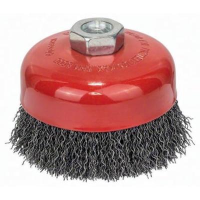 Bosch Accessories Komborstel, staal, gegolfde draad, 100 mm, 0,5 mm, 8500 omw/min, M 14 1608614011 1608614011 1 stuk(s) Bosch Accessories Komborstel, staal, gegolfde draad, 100 mm, 0,5 mm, 8500 omw/min, M 14 1608614011 1608614011 1 stuk(s)