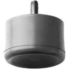 Cilindrische Trillingsdemper Type SF 75 x 37 - 55 Shore M12x37