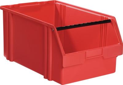LA-KA-PE Magazijnbak | L500/450xB300xH230 mm | PS rood | 8 stuks - LK1A ROT LK1A ROT