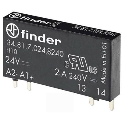 Finder Halfgeleiderrelais 34.81.7.024.8240-20 Schakelspanning (max.): 275 V/AC Schakelend bij overbelasting 1 stuk(s)