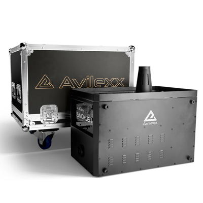 Avilexx Smokus 1 CO2 Rookmachine + flightcase set