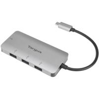 Targus USB-C naar 4-poorts USB-A Hub, Grijs (ACH226EU) - thumbnail