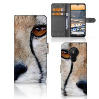 Nokia 5.3 | Telefoonhoesje | Met pasjeshouder | Cheetah - thumbnail