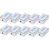 Digitus RJ45 Netwerk Adapter CAT 6 [1x RJ45-bus - 1x RJ45-bus] Grijs, Grijs-blauw - thumbnail