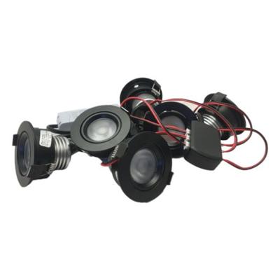 Set 5 x 4 Watt dimbare led inbouwspots Zwart - 2700K Set 5 x 4 Watt dimbare led inbouwspots Zwart - 2700K