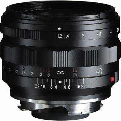 Voigtländer Nokton 40mm F/1.2 Type II ASPH Leica M-mount zwart