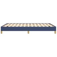 Bedframe stof blauw 140x190 cm - thumbnail