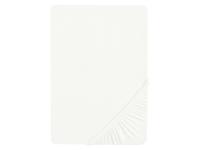 Biberna Jersey hoeslaken (Wit, 90-100 x 200 cm) - thumbnail