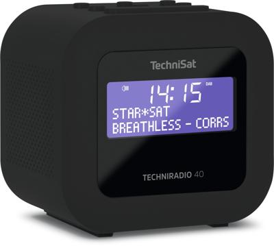 TechniSat TECHNIRADIO 40 Wekkerradio DAB+, VHF (FM) Acculaadfunctie Zwart TechniSat TECHNIRADIO 40 Wekkerradio DAB+, VHF (FM) Acculaadfunctie Zwart