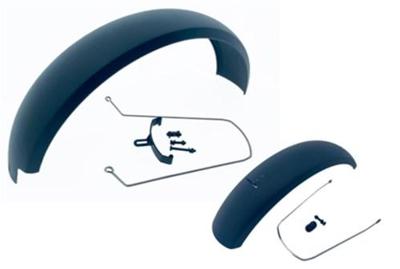 Mirage Spatbord set 20 fatbike incl. bevestiging - zwart Mirage Spatbord set 20 fatbike incl. bevestiging - zwart