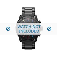Diesel horlogeband DZ5340 Roestvrij staal (RVS) Zwart 22mm - thumbnail