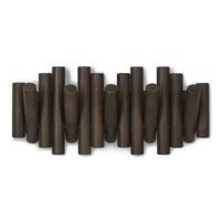 Umbra Picket handdoekhaak 38x17x4cm Dennenhout Verouderd walnoot 1011471-746 - thumbnail