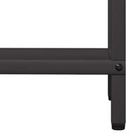 Brandhoutrek 40x25x120 cm koudgewalst staal zwart - thumbnail