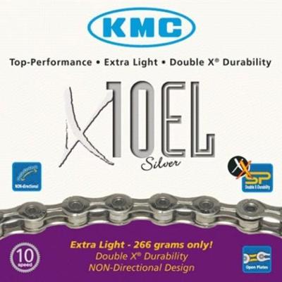 KMC Ketting 10 speed x10el 1/2 x 11/128" - zilver