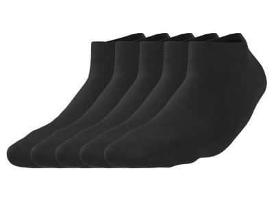 esmara Men 5 Paar sneakersokken (Zwart, 43-46) esmara Men 5 Paar sneakersokken (Zwart, 43-46)