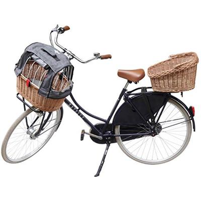 RIXEN & KAUL dierenmand, achterop "doggy basket" rear animal basket r&k "doggy basket" wicker