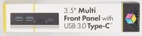 ICY BOX USB 3.2 Gen 1-hub 3 poorten Zwart - thumbnail