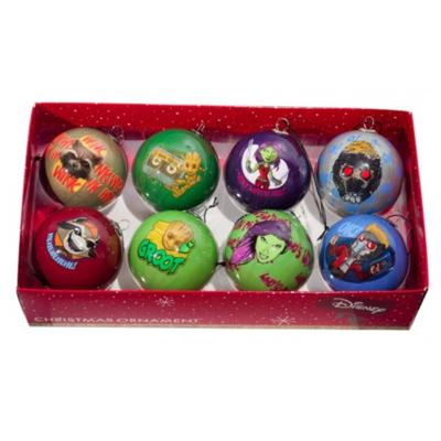 Box kerstbal plastic d7.5 guardians 8st Kurt S. Adler - Kurt s adler