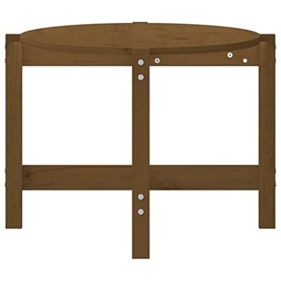Salontafel 118x63x45 cm massief grenenhout honingbruin Salontafel 118x63x45 cm massief grenenhout honingbruin