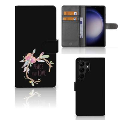 Samsung Galaxy S23 Ultra Leuk Hoesje Boho Text Samsung Galaxy S23 Ultra Leuk Hoesje Boho Text