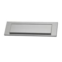 Brievenbusplaten EDM 85596 Zilverkleurig Aluminium 25,4 x 7,5 cm - thumbnail