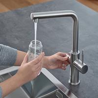 Kokendwaterkraan GROHE Red New Duo met L Uitloop en L Size Boiler RVS - thumbnail