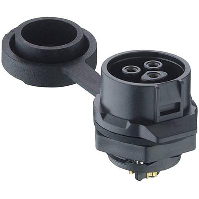 Lutronic 0271 03 Ronde connector Koppeling, inbouw Totaal aantal polen: 3 1 stuk(s)
