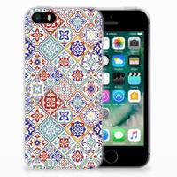 Apple iPhone SE | 5S | TPU | Siliconen hoesje | Tiles Color - thumbnail