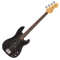 Vintage V40BLK Coaster Series Gloss Black elektrische basgitaar - thumbnail