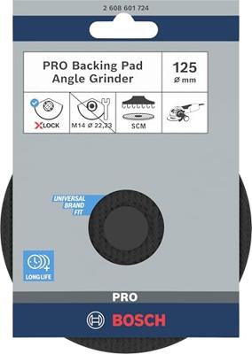 Bosch Accessoires X-LOCK Steunschijf 125 mm SCM schijf - 1 stuk(s) - 2608601724