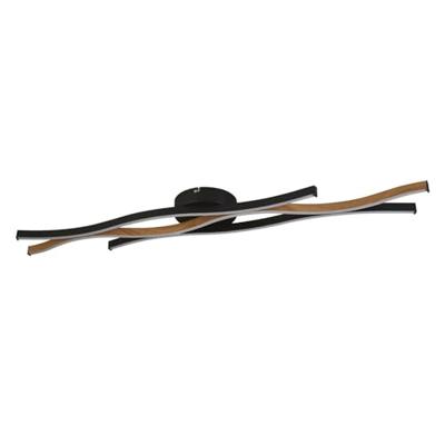 Searchlight Strakke led plafondlampBloom - 32103-1BK