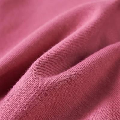 Kindershirt lange mouwen hert van pailletten 92 frambozenkleurig