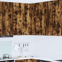 Hangkast Riga Sonoma Eik en Wit 57 x 57 x 100 cm Bewerkt hout - thumbnail