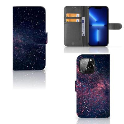 iPhone 13 Pro | Book Case | Stars | Portemonnee hoesje iPhone 13 Pro | Book Case | Stars | Portemonnee hoesje