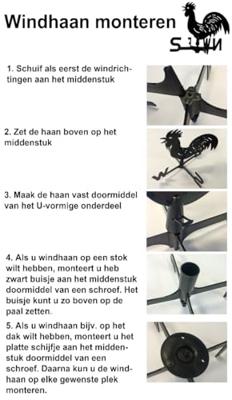 Windhaan zwart Windhaan zwart