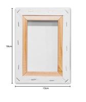 Kangaro bespannen spieraam, ft 13 x 18 cm - thumbnail